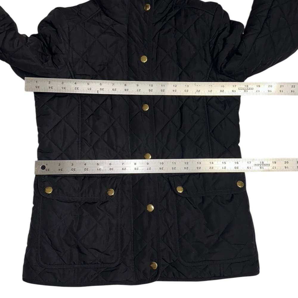 Vintage J.Crew Women’s XS Black Quilted Jacket - Picture 7 of 9